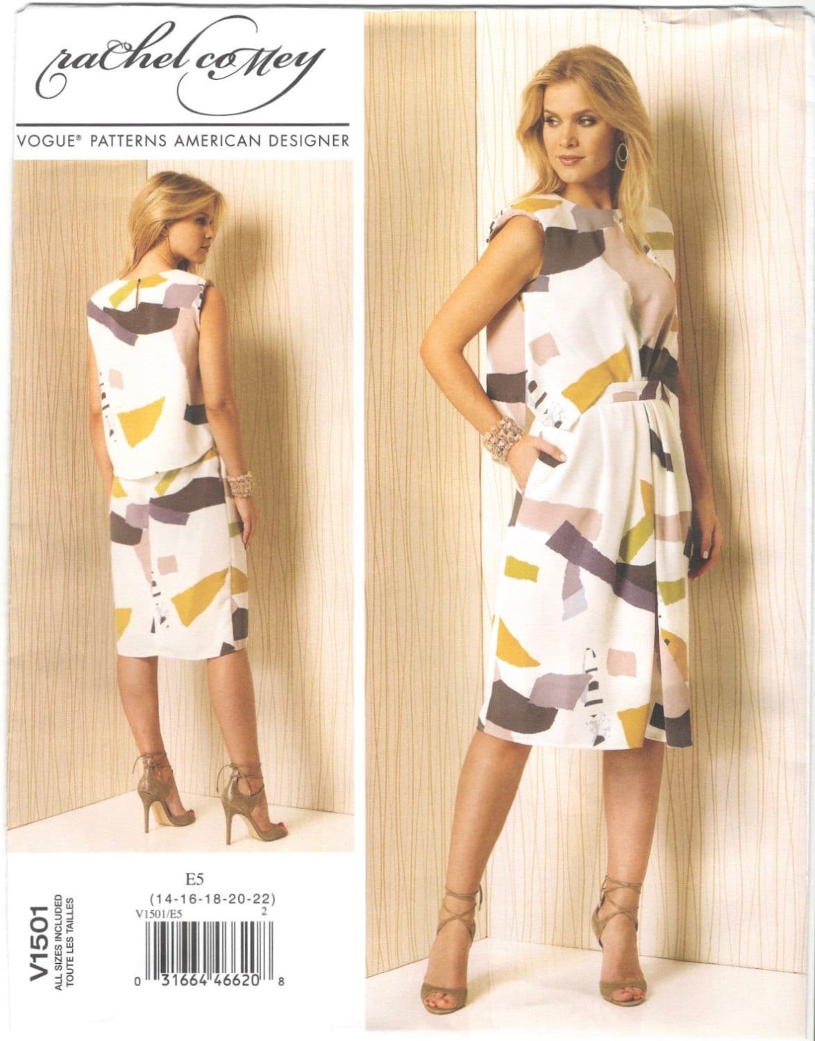 Rachel Comey's Delane dress pattern Vogue 1501