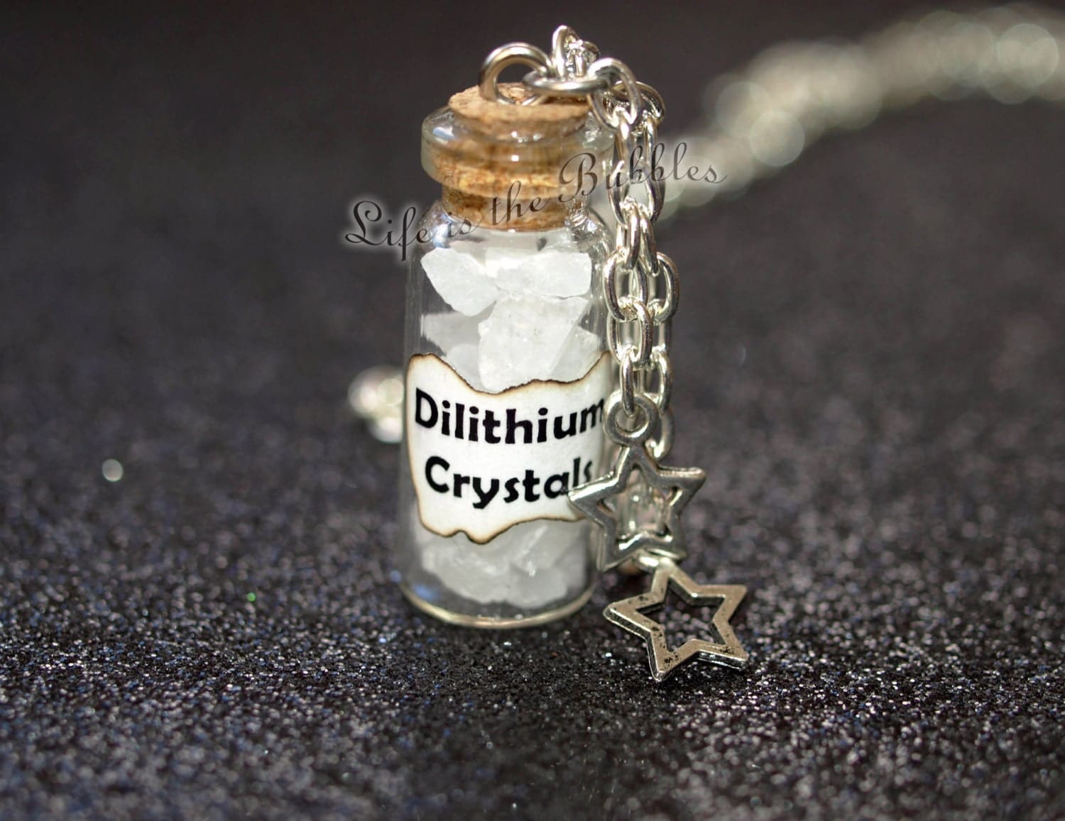 Star Trek Jewelry Star Trek Necklace Dilithium Crystals and