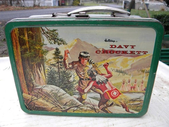 DAVY CROCKETT metal LUNCH box