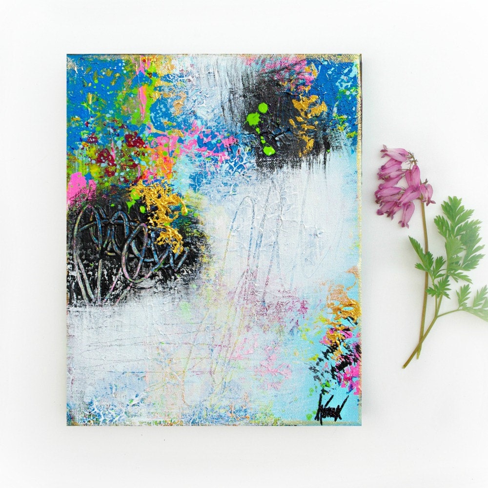 Small Canvas art modern paintings Abstract art decor home