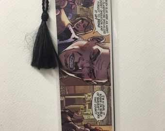 marvel bookmark etsy