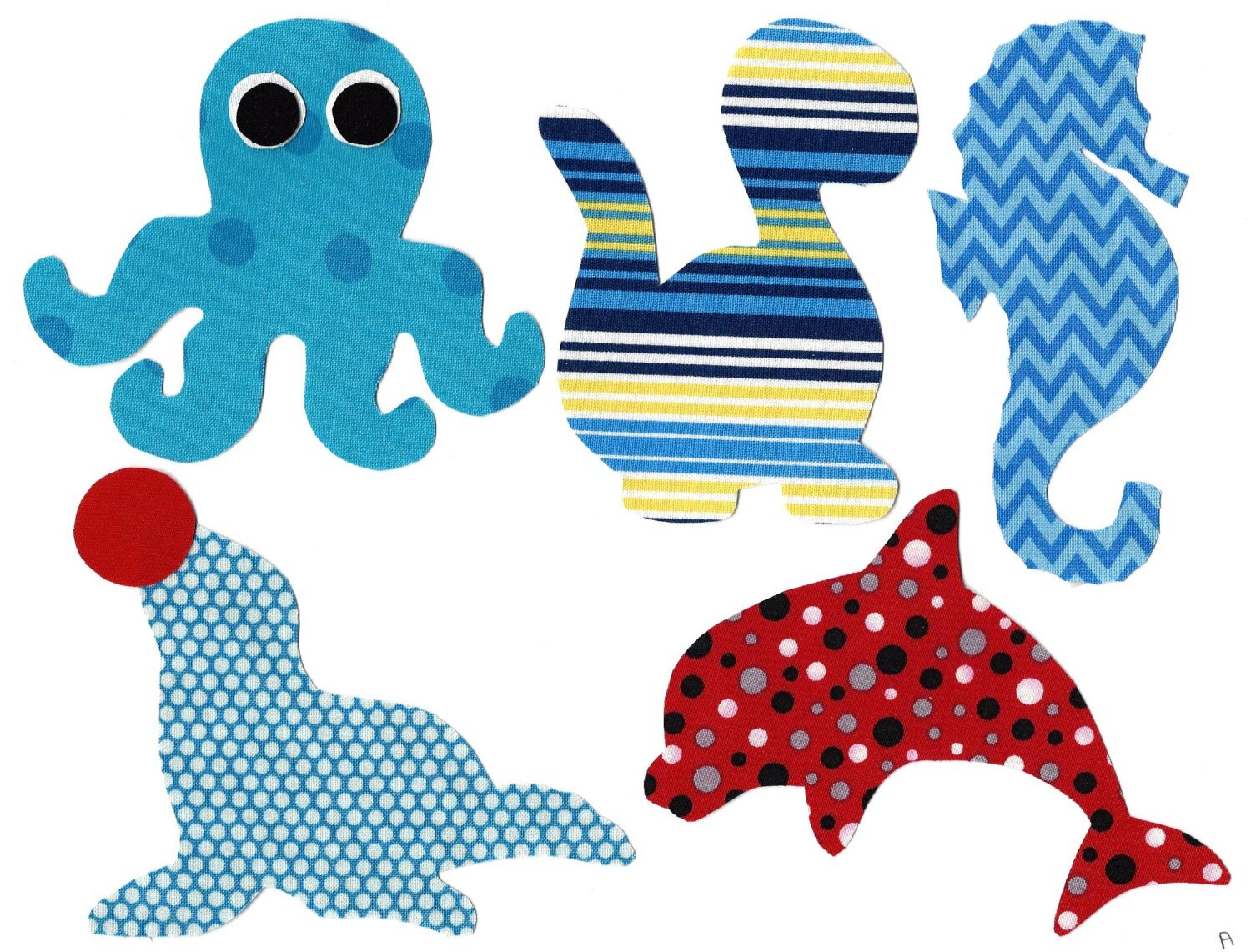 15 Iron on baby boy fabric appliques for baby by patternoldies