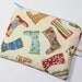 Coin purse, change purse, with wellies and horses, riding gear, boots