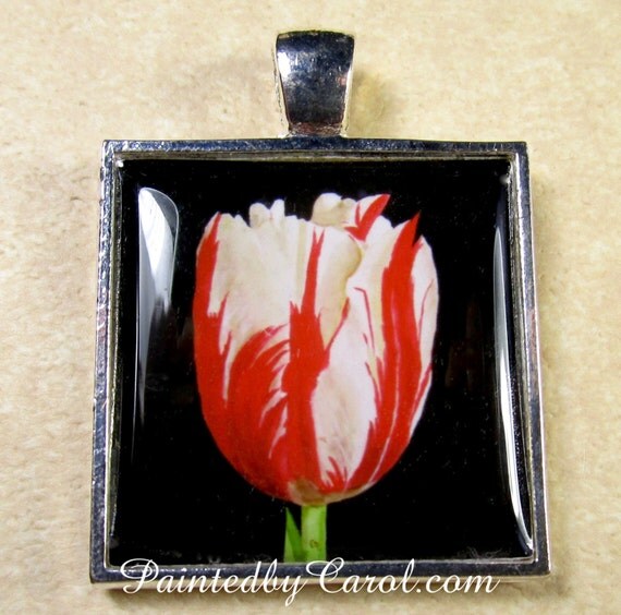 Tulip Pendant Tulip Necklace Tulip Jewelry Tulip Gifts