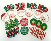 Decorated Butter Cookies - Christmas Cookie Platter