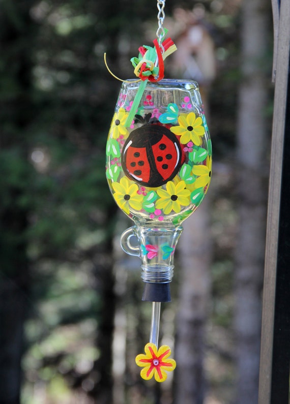 adorable maple syrup bottle hand painted hummingbird feeder adorable maple syrup bottle hand painted hummingbird feeder