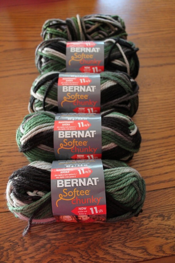 Bernat® Softee Chunky Camo Yarn
