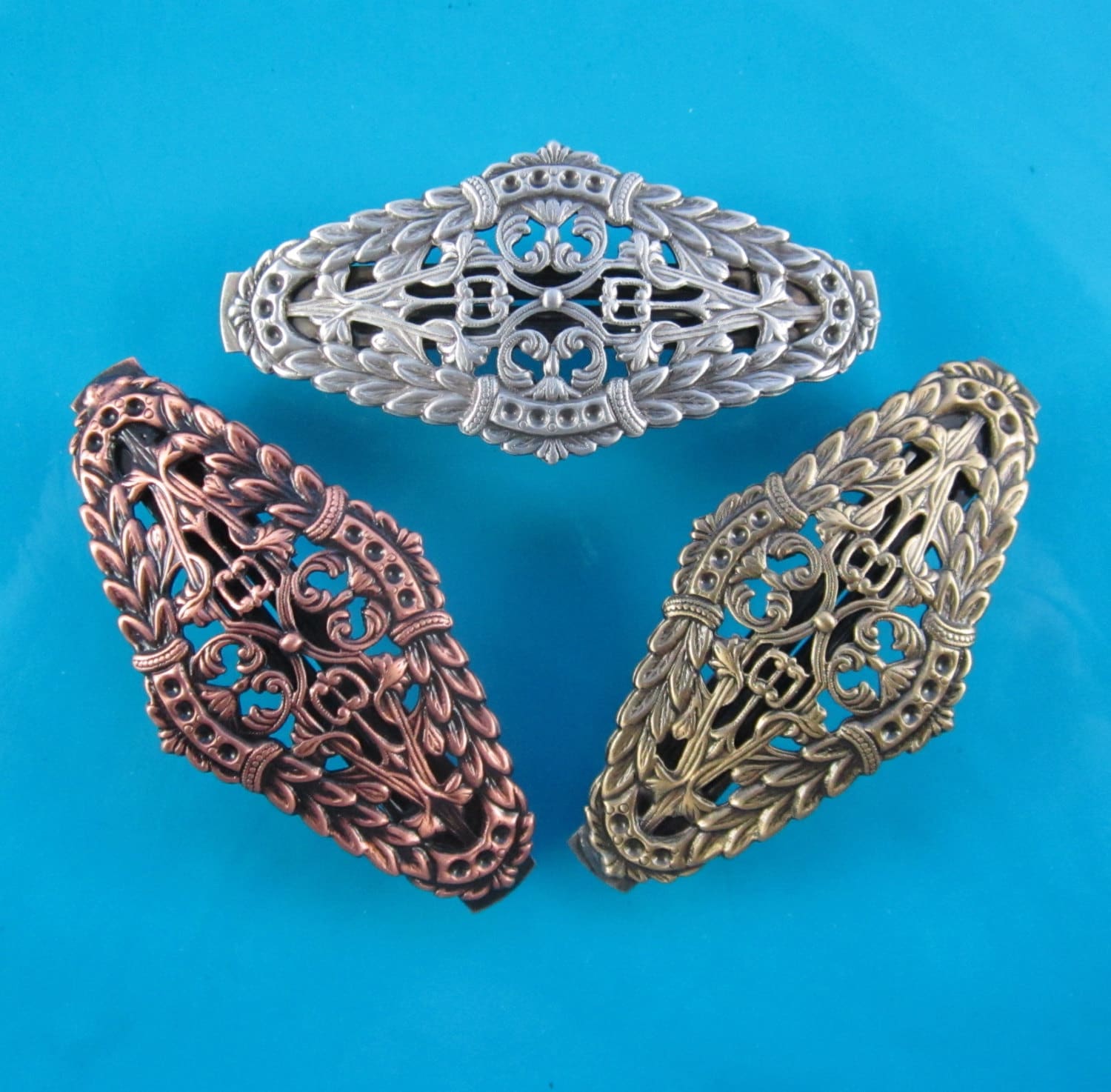 Filigree French Barrette 60mmHair Accessories Hair Clips