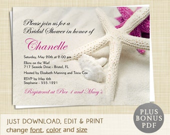 Beach bridal shower | Etsy