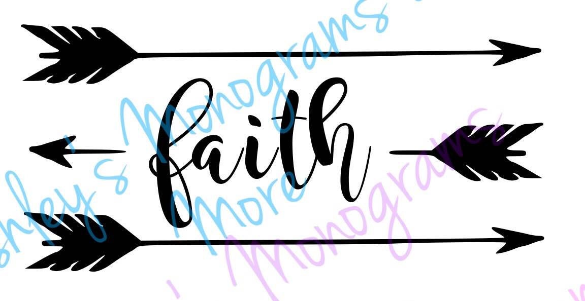 Faith Arrows SVG