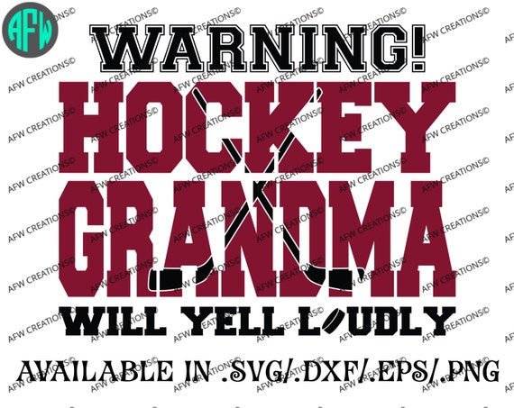 Download Digital Cut File Hockey Grandma Sports Grandma SVG DXF