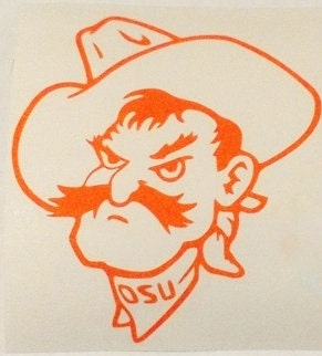 Pistol Pete Vinyl Decal I Osu