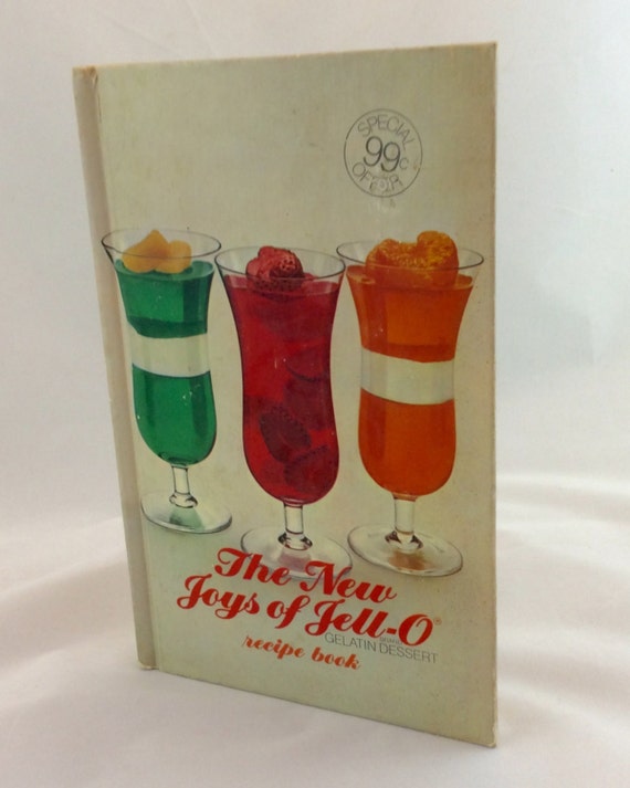 Vintage Joys Of Jello Cookbook Jello Cookbook 1970s Cookbook