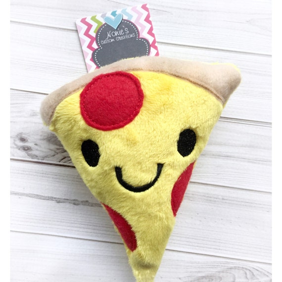 Pizza Stuffed Toy Stuffed Pizza Pizza Stuffie Happy