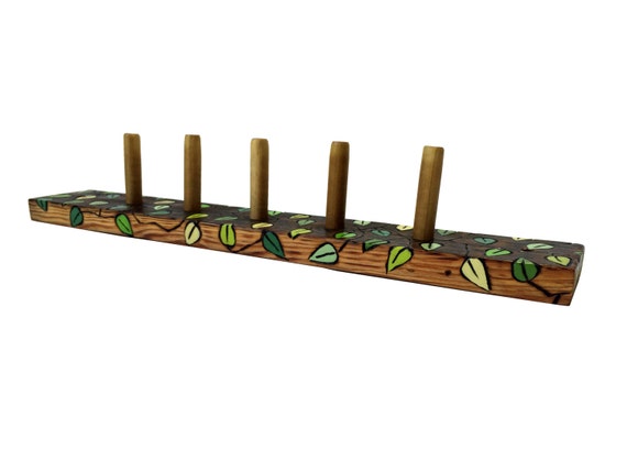 Green Leaves Hat / Coat Rack from Feath & Kee