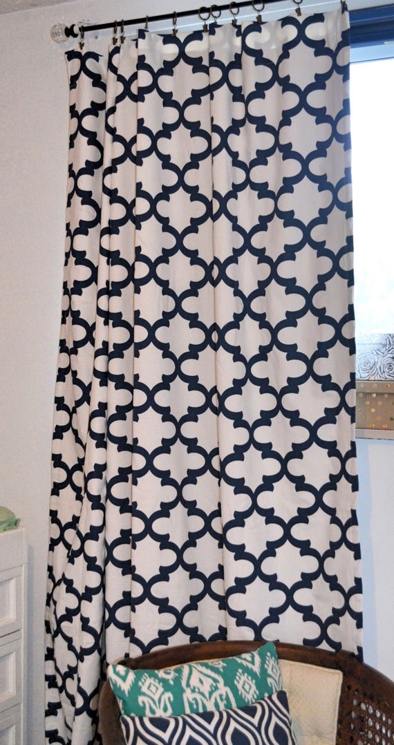 Moroccan Trellis Pattern Curtains