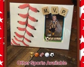 Items similar to MVP Baseball Frame, Baseball Decor, Softball, Coach ...