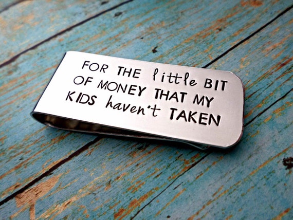 Father's Money Clip, Custom Money Clip, Funny Dad Gift #1 Dad, Fathers Day Gift, Gift for Dad, Gift for Husband, Custom Dad Gift