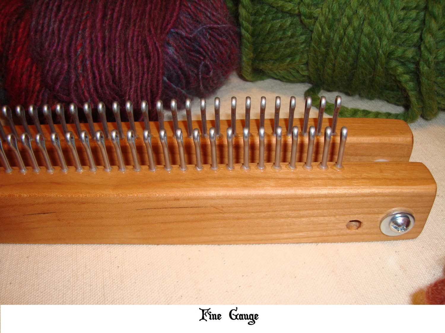 36 Knitting Board / Long Loom Optional Peg by CottageLooms