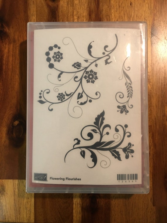 Stampin Up Flowering Flourishes By Stampsandsupplies On Etsy