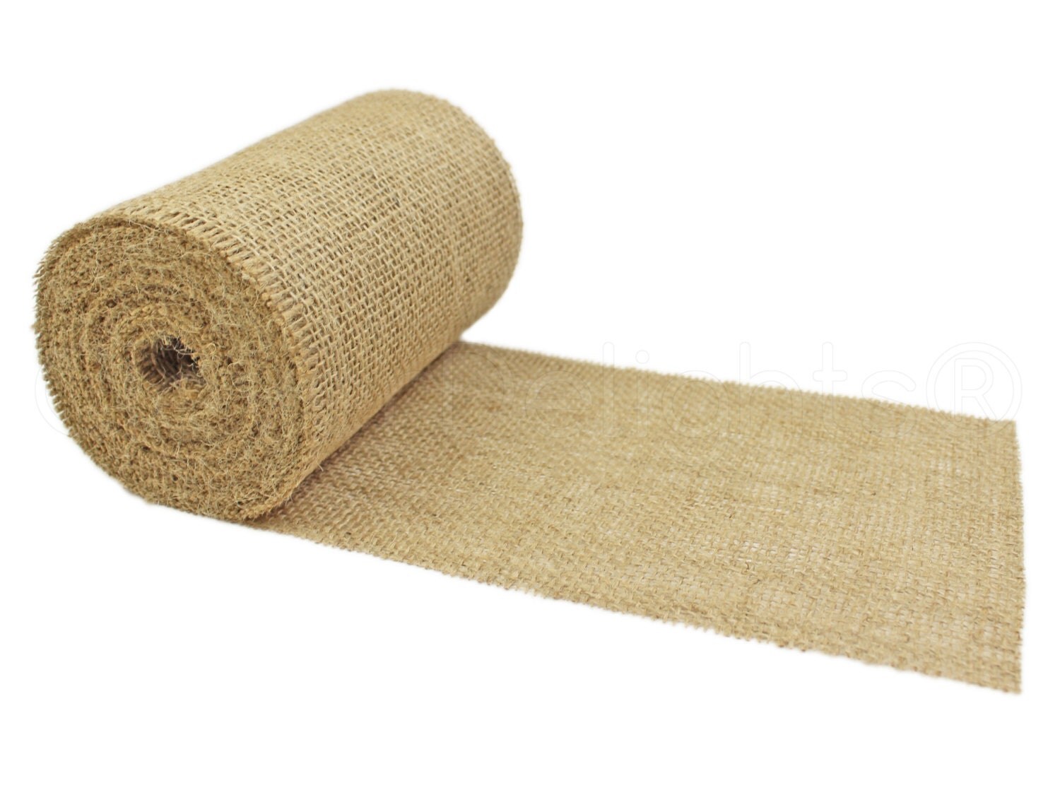 10 Yards 6 Burlap Roll Unfinished Edges