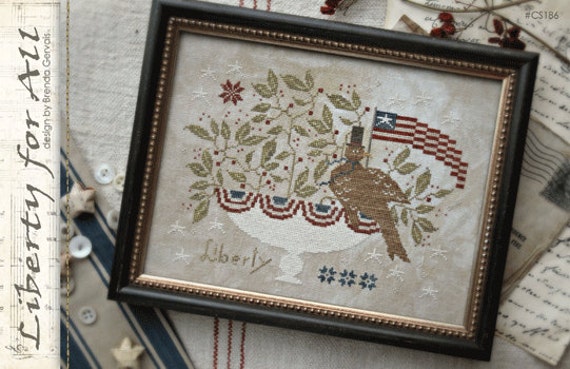 Pattern: Liberty for All Cross Stitch Country Stitches