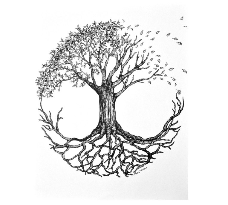 Tree of Life Art Print by LisaandMaria on Etsy