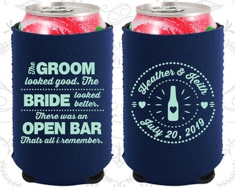 The Groom Looked Good, The Bride Looked Better, Neoprene Wedding, There was an Open Bar, that all I remember, Neoprene Wedding Favors (253)