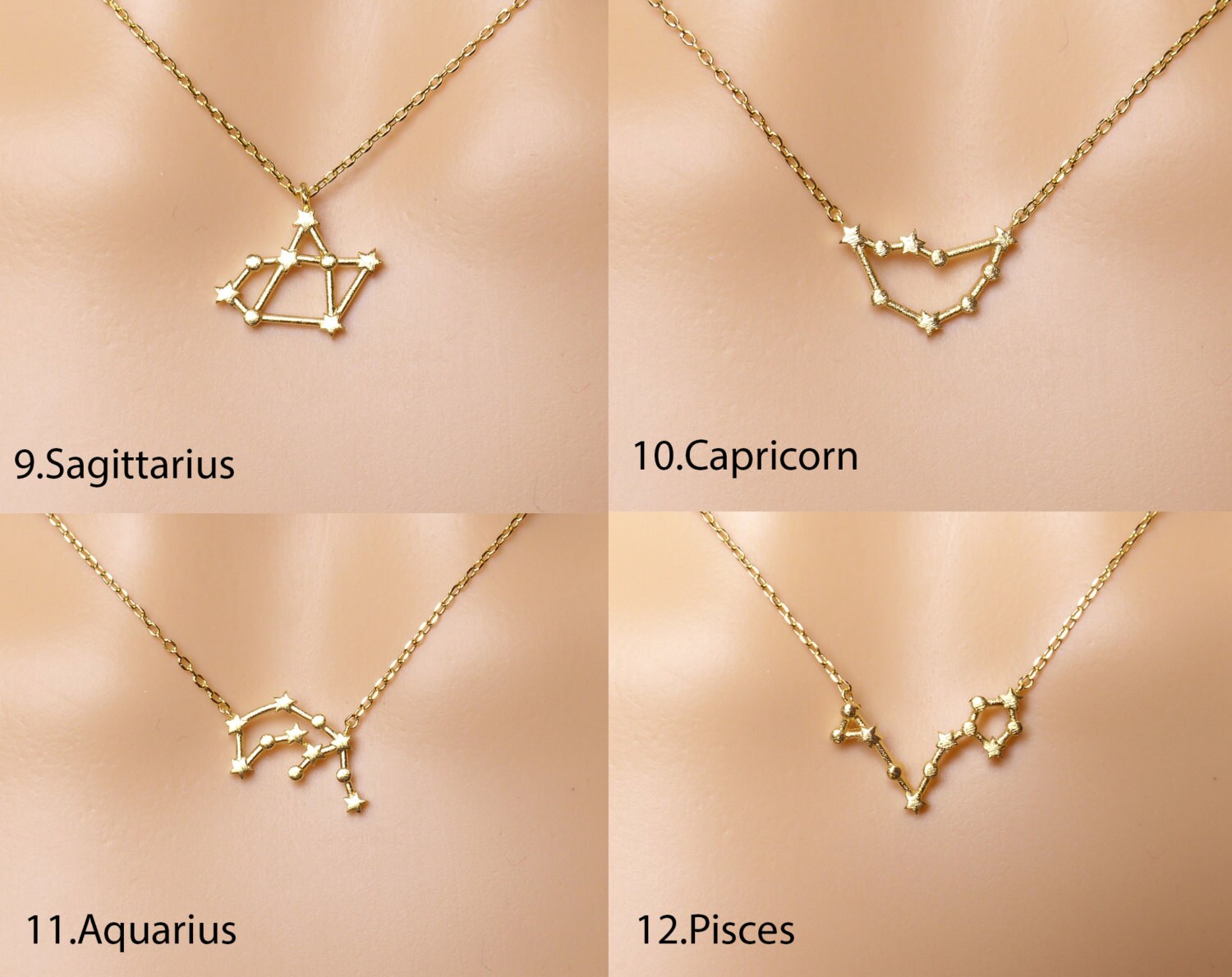 high quality zodiac necklaceconstellation necklacezodiac high quality zodiac necklaceconstellation necklacezodiac