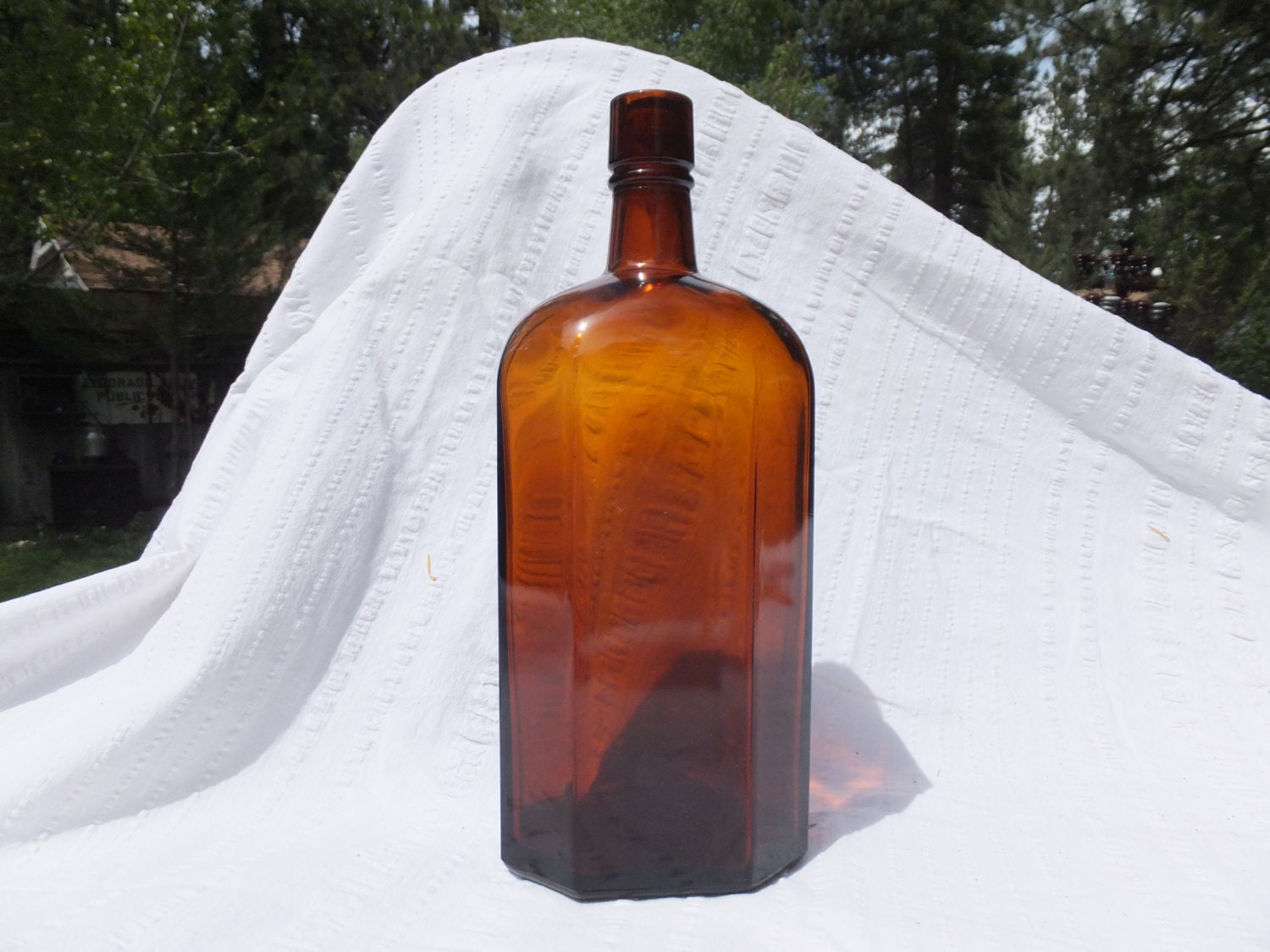 Beautiful Brown Dark Amber Root Beer Color Antique