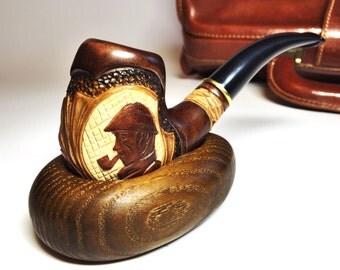 Wooden Gift Box for Tobacco smoking pipe Case for by MyTinyTree
