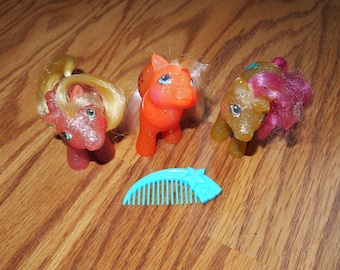 My Little Pony G1 Baby Sparkle Ponies Gusty Firefly North Star Hasbro Vintage Ponies
