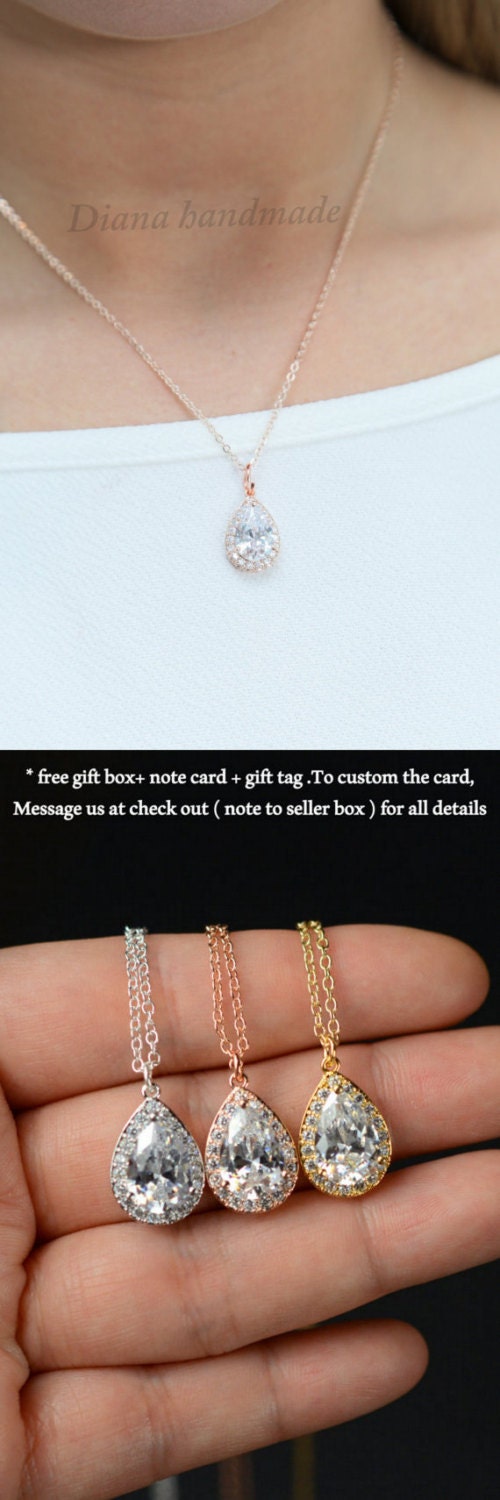 Gold Wedding Jewelry Bridesmaid Gift Bridesmaid Jewelry Bridal