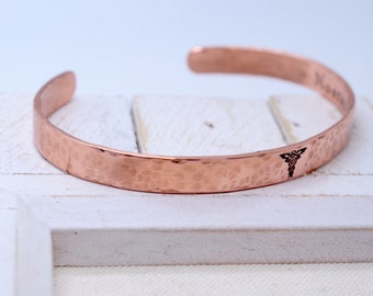 Medical Alert Bracelet, Personalized Jewelry, Medical ID Bracelet, Allergy Alert Bracelet, Diabetic Alert, Medic Alert, Copper Bracelet
