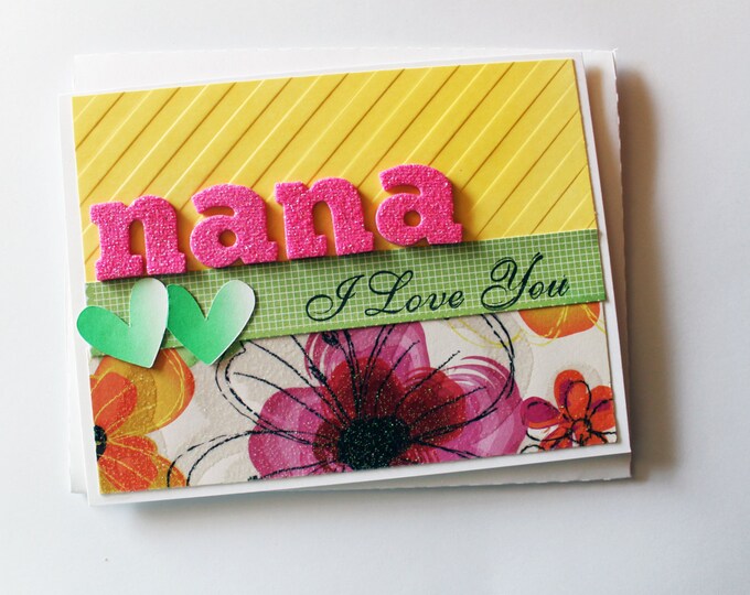 Birthday Cards for Nana / Special Occassion Cards / Unique Cards / Personalised Cards / Love Cards