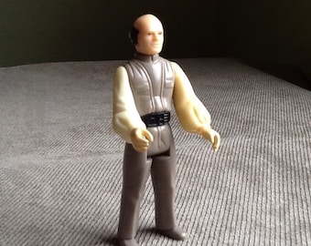Vintage Original Star Wars Empire Strikes Back Lobot (Lando's Aid) Loose Action Figure By Kenner Made In Hong Kong From 1980