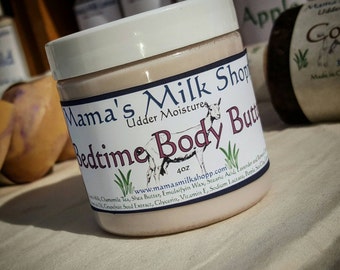 Farm Fresh Goat Milk Bedtime Body Butter, Body Wip, Shea Butter Lavender, Chamomile, Essential Oils