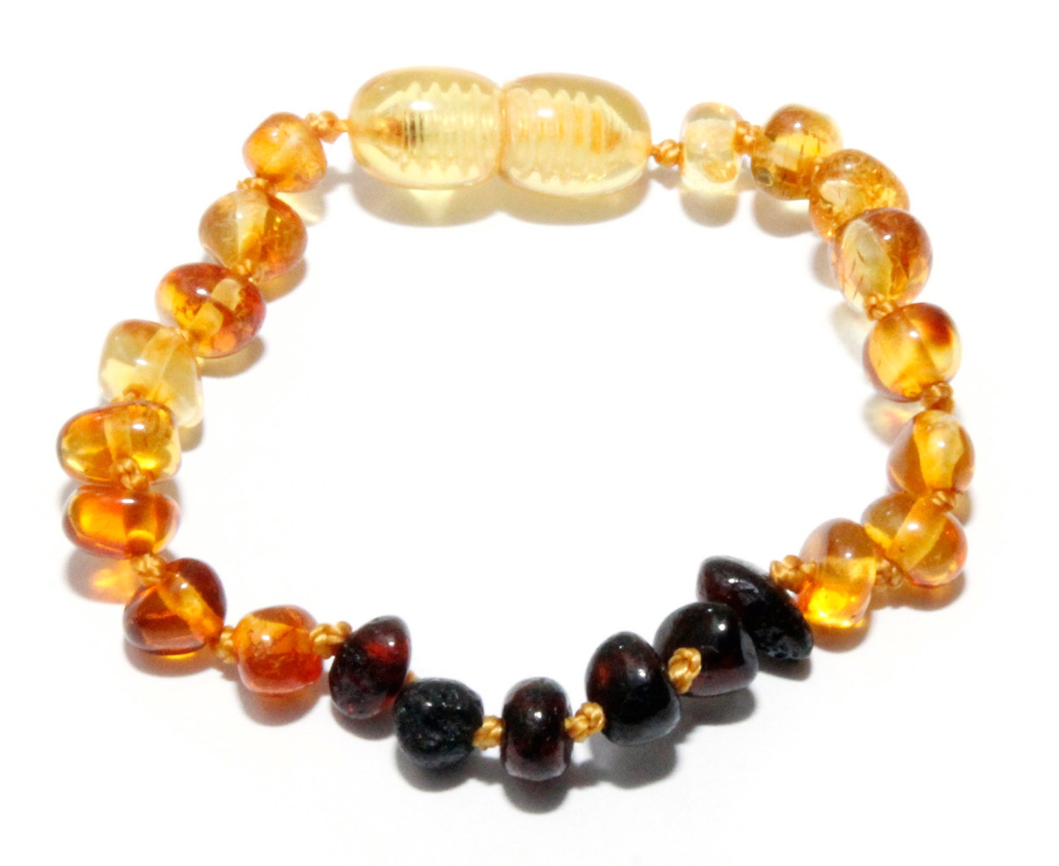 Genuine Baltic Amber Beads Baby Teething Bracelet Anklet