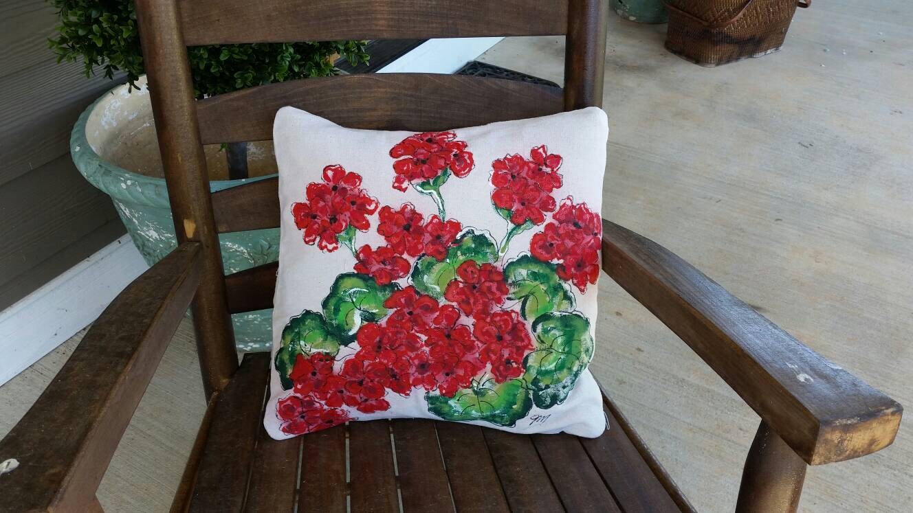 Red Geraniums Floral Arrangements Red Flowers