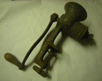 vintage grinder-nut grinder- for display only-kitchen decor-rustic-primitive-cabin decor-Universal-