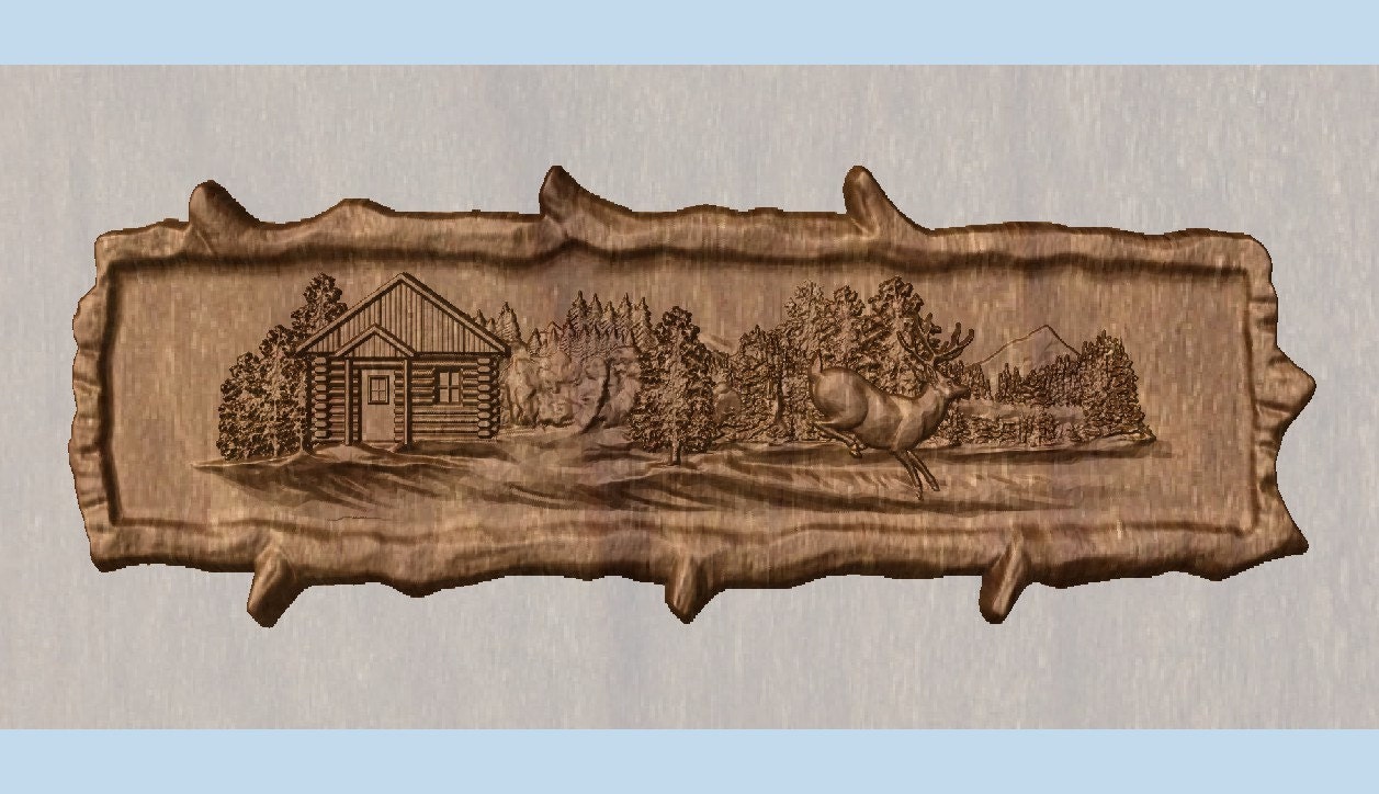 Rustic Cabin Decor Deer Hunting Decor Deer Wall Decor   Il Fullxfull.856705818 W6il 