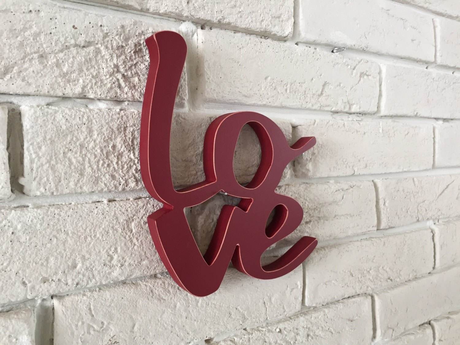 Sign love Love Wood Sign Valentine Decor