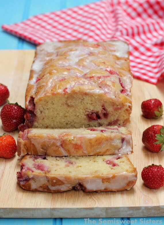 Strawberry Swirl Cream Cheese Pound Cake homemade by Deals4u2c