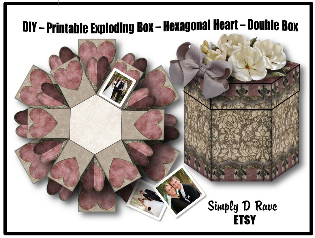 curtain tapestry hexagonal heart exploding box large small