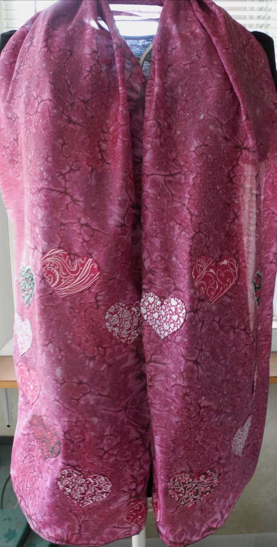 Silk scarf by SilksbyDeb on Etsy