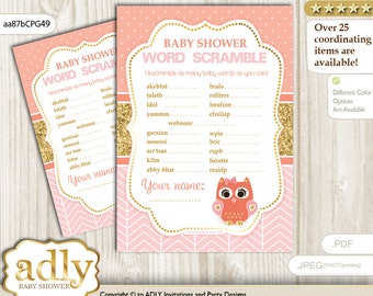 M & M's Baby Shower Game Printable Fun Baby By Adlyowlpartyprints