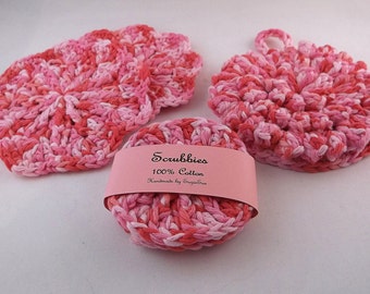 spa set, scrubbies, large scrubbies,wash cloth bath pouf