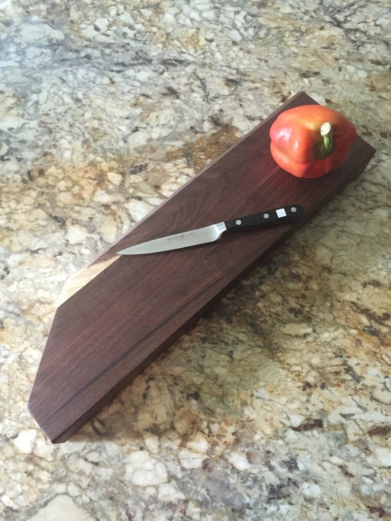 Black Walnut Butcher Block with Unique Design