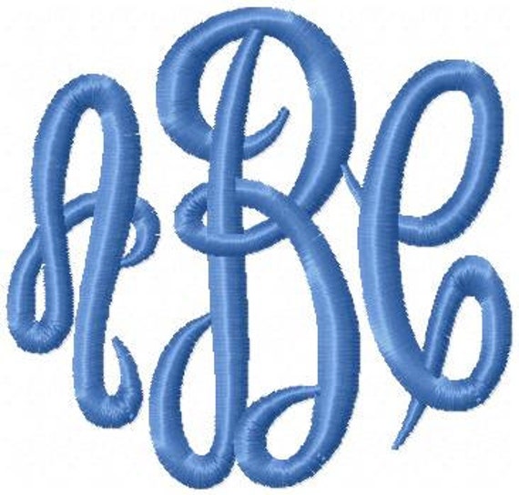 Empress Monogram Font Machine Embroidery font by BlingSassSparkle