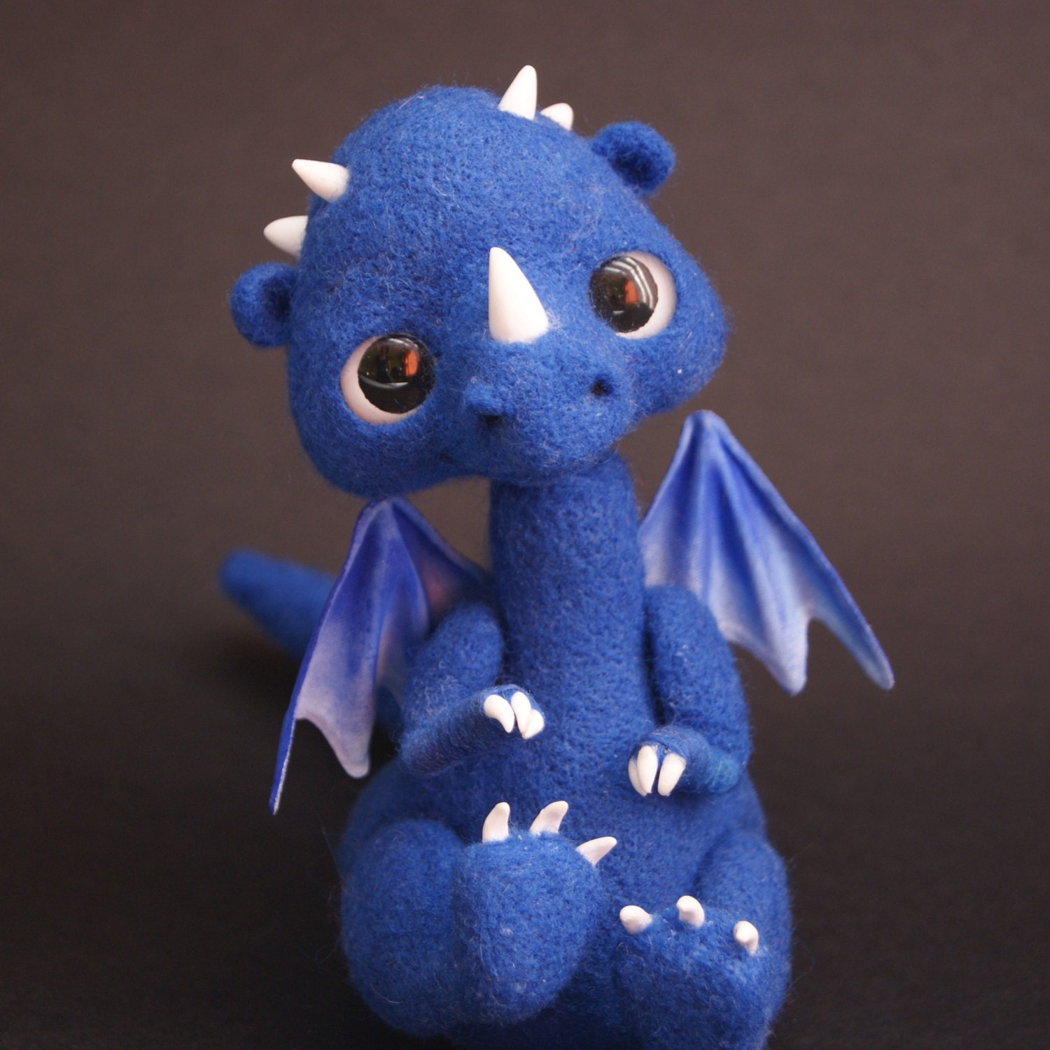 Dragon Needle felted sculpture OOAK Wool animal by Feltytoys